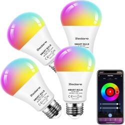 Redare E27 Alexa Smart Bulbs,Smart Light Bulbs
