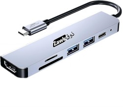 Zawk ??? Type C USB Hub HDMI Adapter, 6 in 1 Type C Hub