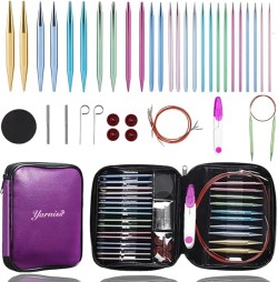 13 Pair Circular Knitting Needle Set 3.0~10.0mm