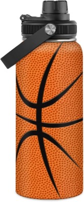 SANDJEST Basketball Water Bottle 32oz Stainless Steel Insulated Bottles