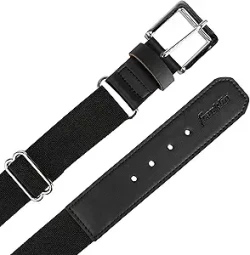 Franklin Sports Boys Belt, Black, Adult: 27"-48"