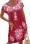 Wenrine Women's Puff Sleeve Mini Dress Summer Casual Bow Tie Crewneck Striped Loose Flowy Beach Dresses