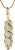 GIVA 925 Silver Rose Gold 18k Gold Plated Music Love Pendant