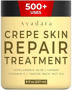 Crepey Skin Repair Treatment 8oz, Firming Lotion for Loose Skin, Crepe Corrector Collagen Cream for Body Skin