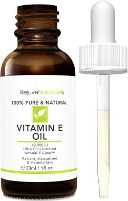 Vitamin E Oil - 100% Pure & Natural, 42,900 IU. Repair Dry, Damaged Skin from Surgery & Acne