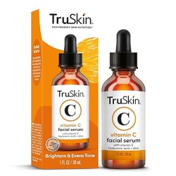 TruSkin Vitamin C Serum For Face � Anti Aging Formula with Vitamin C, Hyaluronic Acid, Vitamin E � Brightening Serum