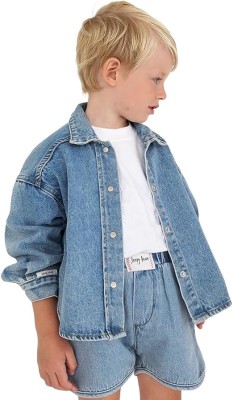 Dawning Kids Shackets - Soft Cotton Denim Jacket & Denim Shirt