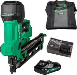 Metabo HPT Cordless Framing Nailer, 18V - 4.0 Ah, MultiVolt�, 21 Degree, 3-1/2-Inch Plastic Strip Nails