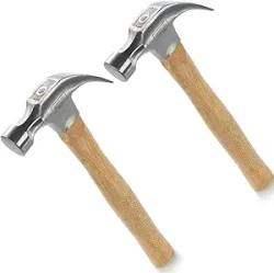 Edward Tools Oak Claw Hammer 16 oz - Heavy Duty All Purpose Hammer