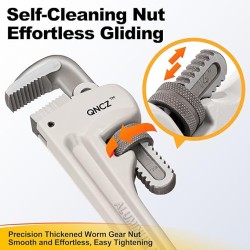 QNCZ 36� Pipe Wrench, Professional Aluminum Pipe Wrench
