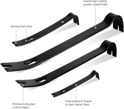 4-Piece Flat Pry Bar Set 