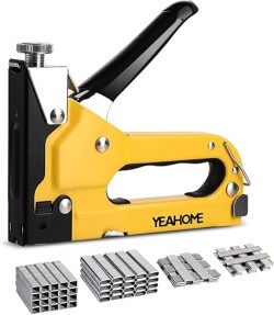YEAHOME T50 Heavy Duty Staple Gun Kit, Upholstery Staple Gun