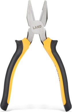 LAND Linemans Pliers,8 inch Side Cutters,High Leverage Combination Pliers Multi-purpose Fencing Wire Pliers